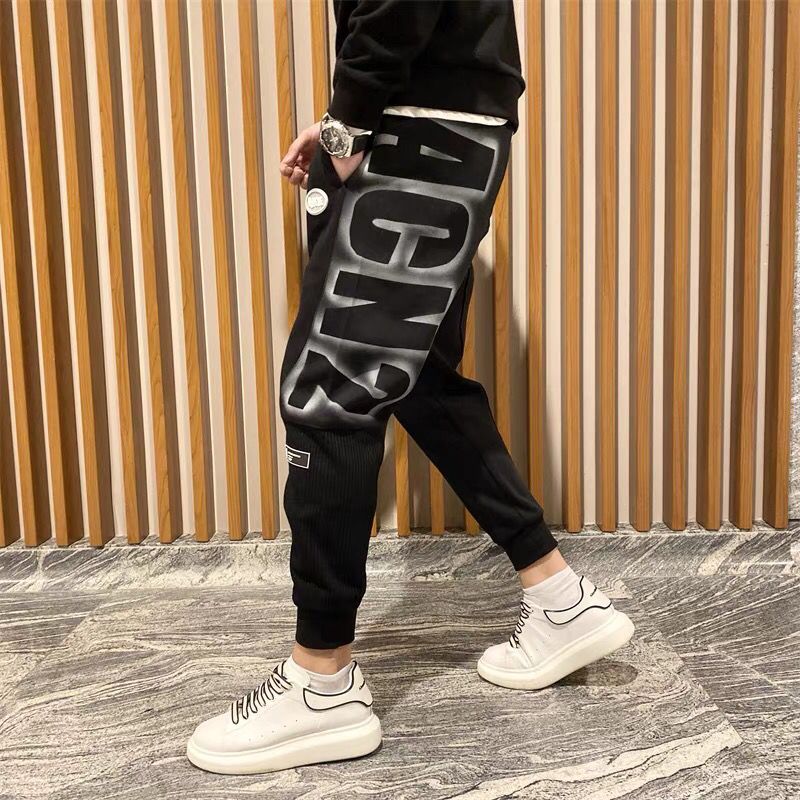 Harem Men&#39;s Sweatpants Free Shipping Sport Elastic Goth Y2k Trousers Korean Style Track Stylish Flated Summer Man Sweat Pants XL