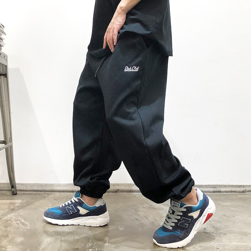 American Streetwear Loose Basketball Sweatpants Men Clothing Harajuku Casual Sport Pants Korean Baggy Joggers Trendy Trousers