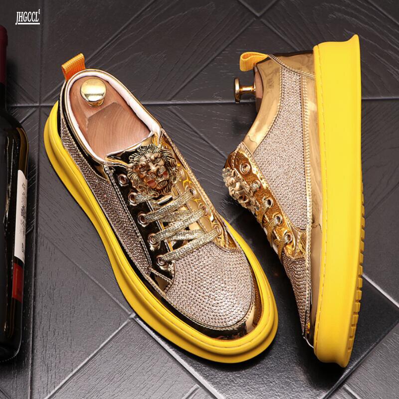 Luxe marque fashion casual shoes new network celebrity sneakers hip hop a lazy casual shoes luxury loafers A6