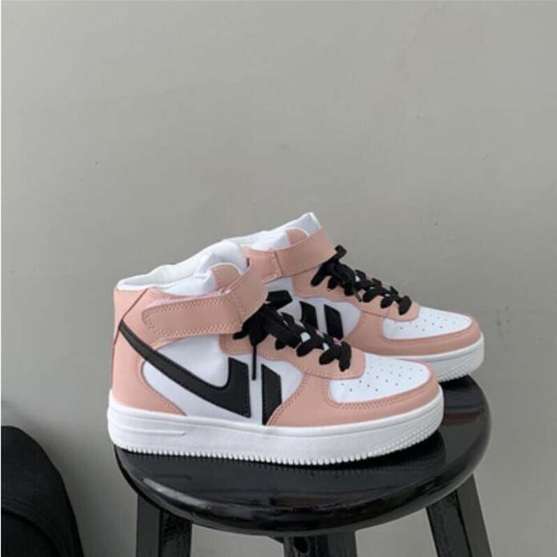 2022 Autumn Winter New Women&#39;s High-Top Sneakers No decoration Fashion Increased Women&#39;s Platform Casual Shoes Couple Sneakers