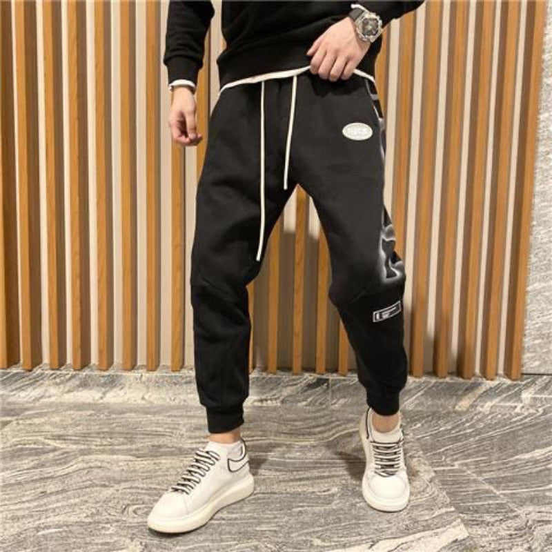 Harem Men&#39;s Sweatpants Free Shipping Sport Elastic Goth Y2k Trousers Korean Style Track Stylish Flated Summer Man Sweat Pants XL