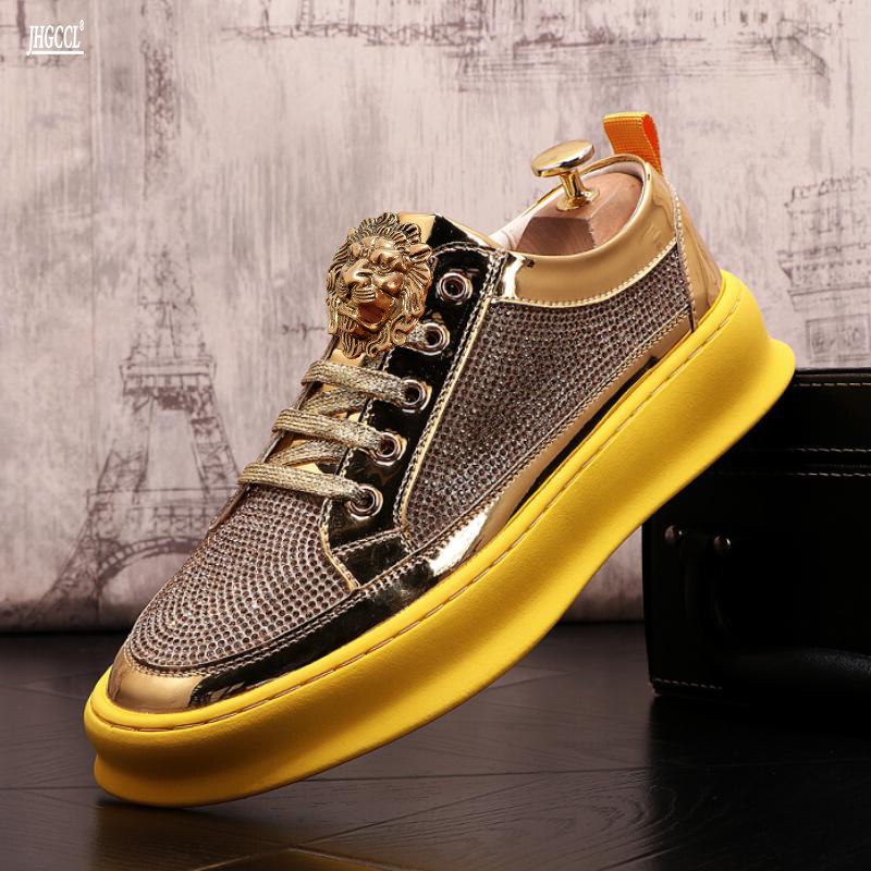 Luxe marque fashion casual shoes new network celebrity sneakers hip hop a lazy casual shoes luxury loafers A6