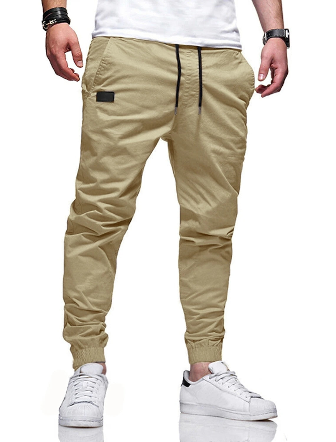 2023 New Men&#39;s Fashion Hip Hop Pants Four Seasons Pure Cotton Casual Sports Pants Street Pants High Quality Straight Tube Pants