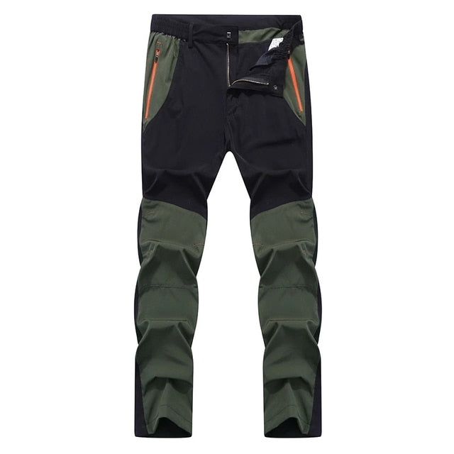 Men Hiking Pants For Outdoor Trekking Stretch Trousers Mountain Climbing Fishing Long Trousers Sweat Pants And Jogger