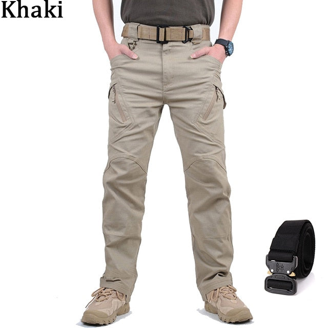 IX9 City Military Tactical Pants Men SWAT Combat Army Pants Casual Men Hiking Pants Outdoors Trousers Cargo Waterproof Pants