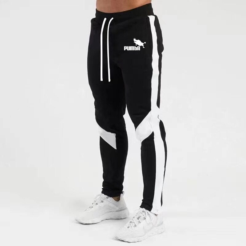 Gym Pants Men Quick Dry Trousers Builting Flap Pockets Spring Autumn Lace-up Straight Pants Fitness Trousers Sportswear