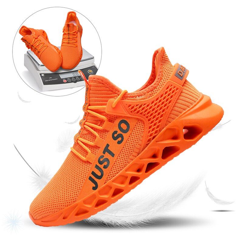 Blade Shoes For Men Running Sneakers Mesh Breathable Sports Casual Shoes Fashion Walking Footwear Big Size 46 Zapatillas Hombre