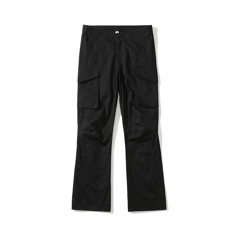 Back Zipper Pockets Retro Black Overalls for Men and Women Streetwear Casual Oversize Cargo Pants Loose Vibe Style Trousers