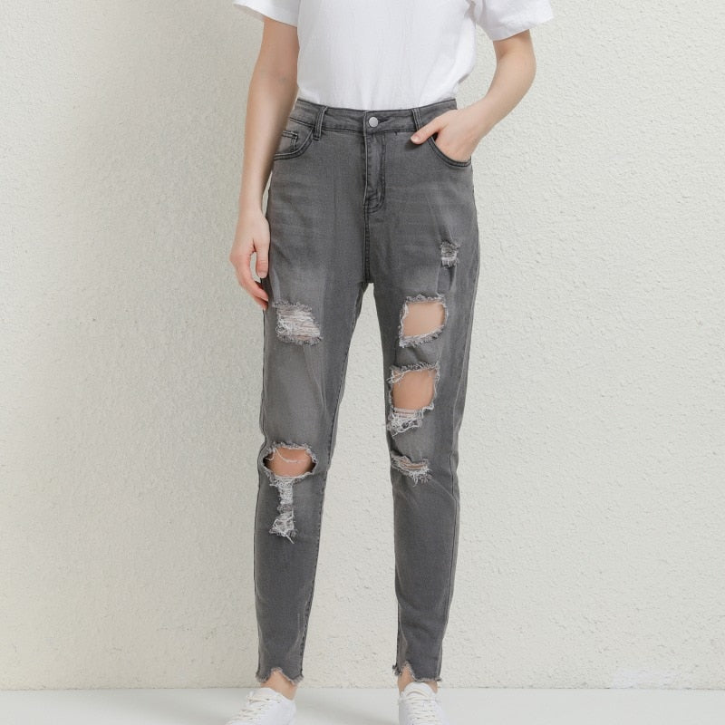 Mid Waisted Stretch Flare Jeans Women Denim Pants Wide Leg Butt-lifted Casual Korean Style Skinny Bell Bottom Pocket Trousers