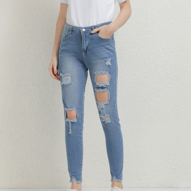 Mid Waisted Stretch Flare Jeans Women Denim Pants Wide Leg Butt-lifted Casual Korean Style Skinny Bell Bottom Pocket Trousers