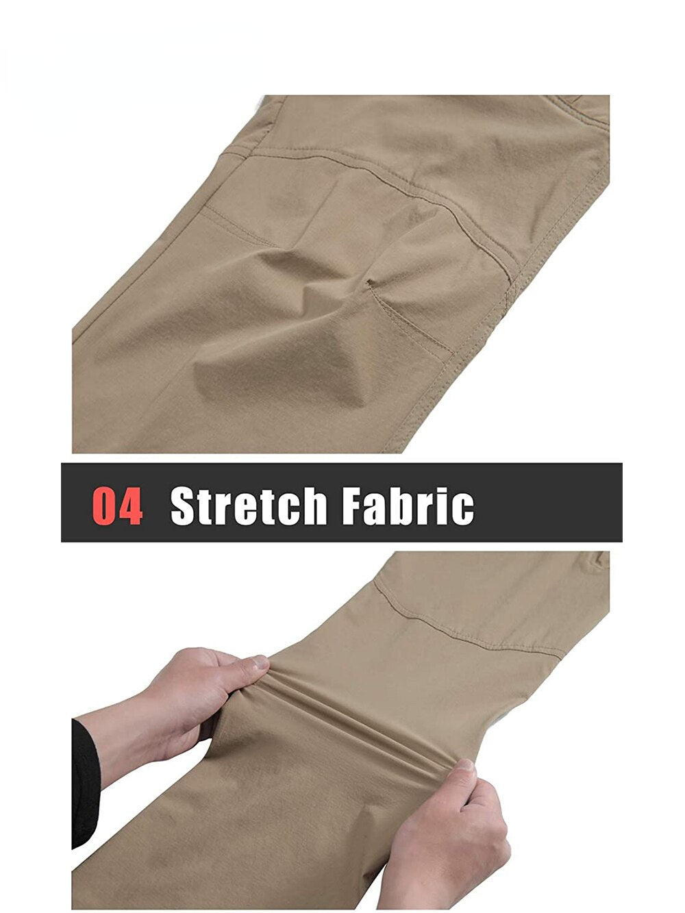 Summer Lightweight Trousers Mens Tactical Fishing Pants Outdoor Hiking Nylon Quick Dry Cargo Pants Casual Work Trousers