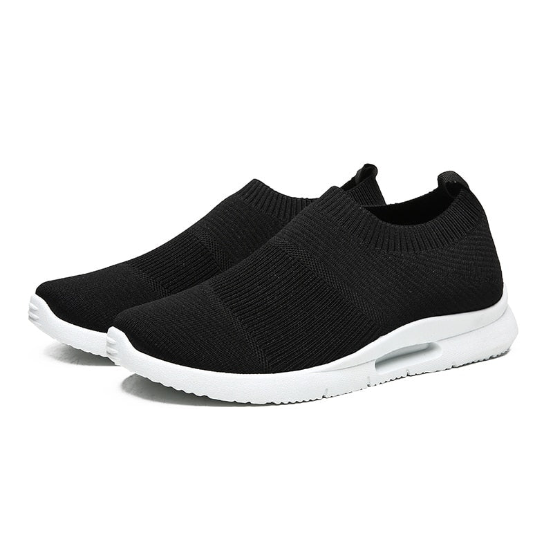 Womens Light Running Shoes Jogging Shoes Breathable Women Sneakers Slip On Loafer Shoe Momens Casual Shoes Unisex Sock Shoes