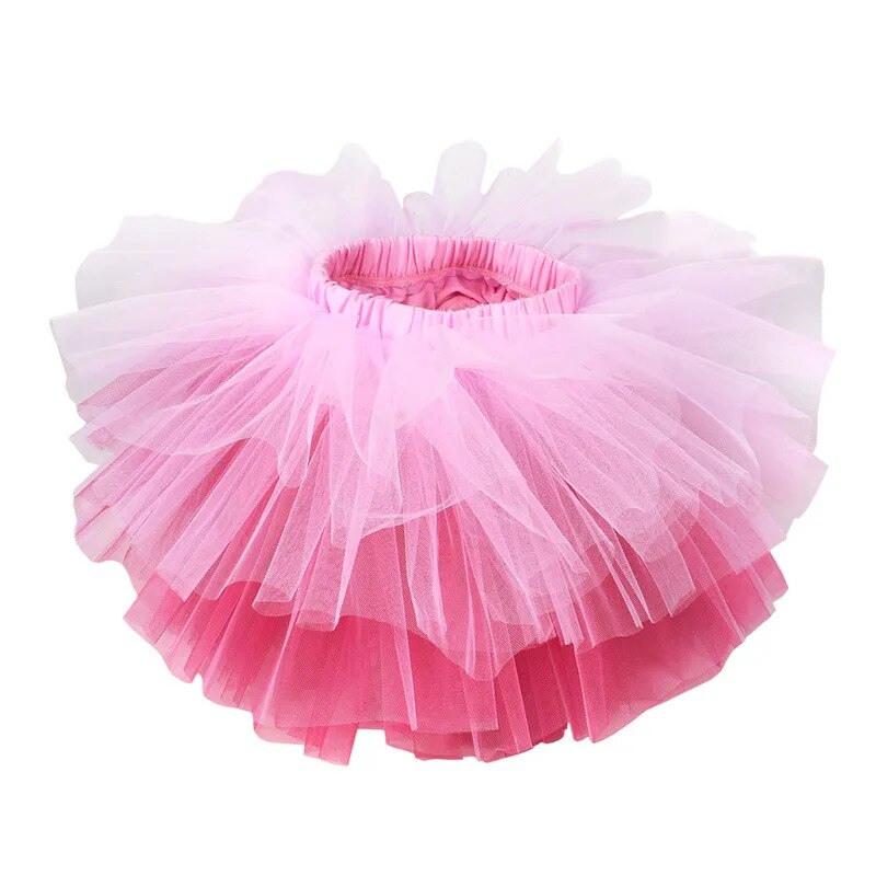 Fashion Girls Tutu Super Fluffy 6 Layers Petticoat Princess Ballet Dance Tutu Skirt Kids Cake Skirt Chritsmas Children Clothes