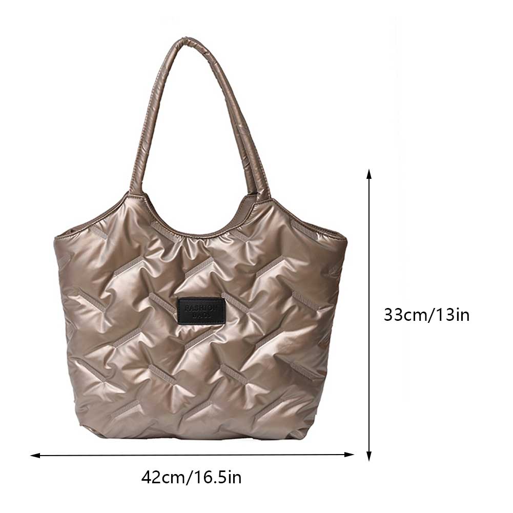 Women Crossbody Bag Quilted Cotton Ladies Messenger Bags Autumn Winter Large Capacity Fashion Casual for Weekend Vacation