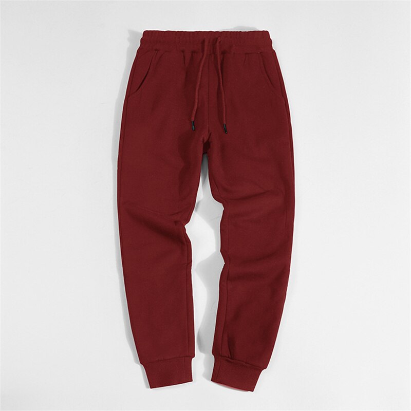 Winter Thermal Trousers Men Fleece Cargo Pants Oversized Joggers Male Sweatpants Thick Sport Jogging Gym Pants Man Clothing 4XL