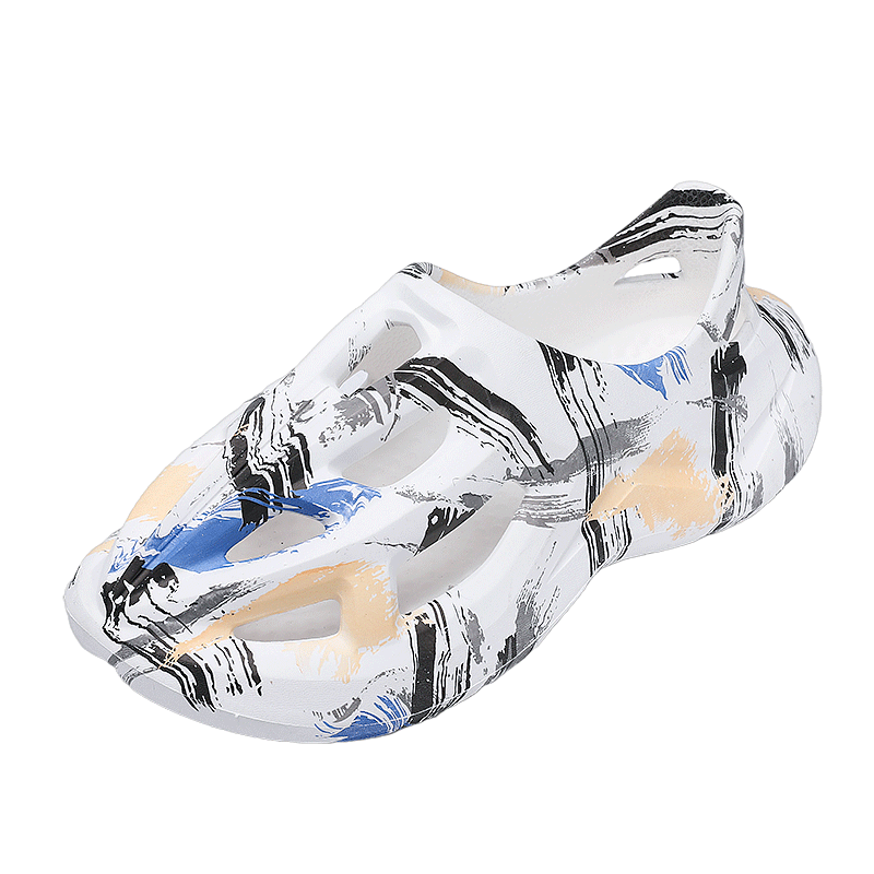 Unisex Beach Sandals EVA Women Men Hollow Garden Shoes Tie-dyed Designer Hole Slippers Sneakers Water Shoes Slip on Foam Runner