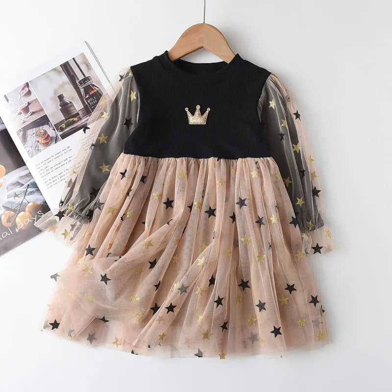 Melario Fall Fashion Leopard Girls Dresses New Spring Bow Kids Dress Children Clothing Princess Dress Casual Kids Girls Clothes