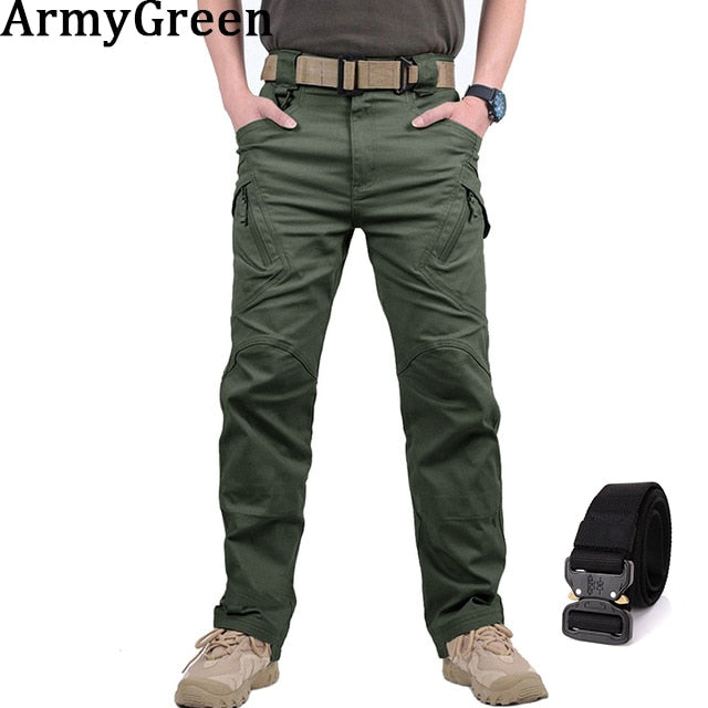 IX9 City Military Tactical Pants Men SWAT Combat Army Pants Casual Men Hiking Pants Outdoors Trousers Cargo Waterproof Pants