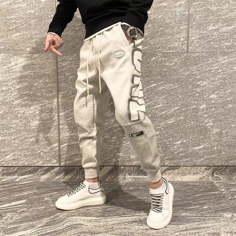 Harem Men&#39;s Sweatpants Free Shipping Sport Elastic Goth Y2k Trousers Korean Style Track Stylish Flated Summer Man Sweat Pants XL