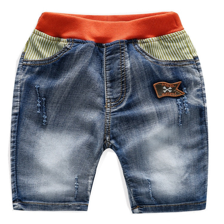 Summer Boys denim shorts Fashion elasticity jeans Kids casual cowboy shorts child shorts new small and medium child clothing