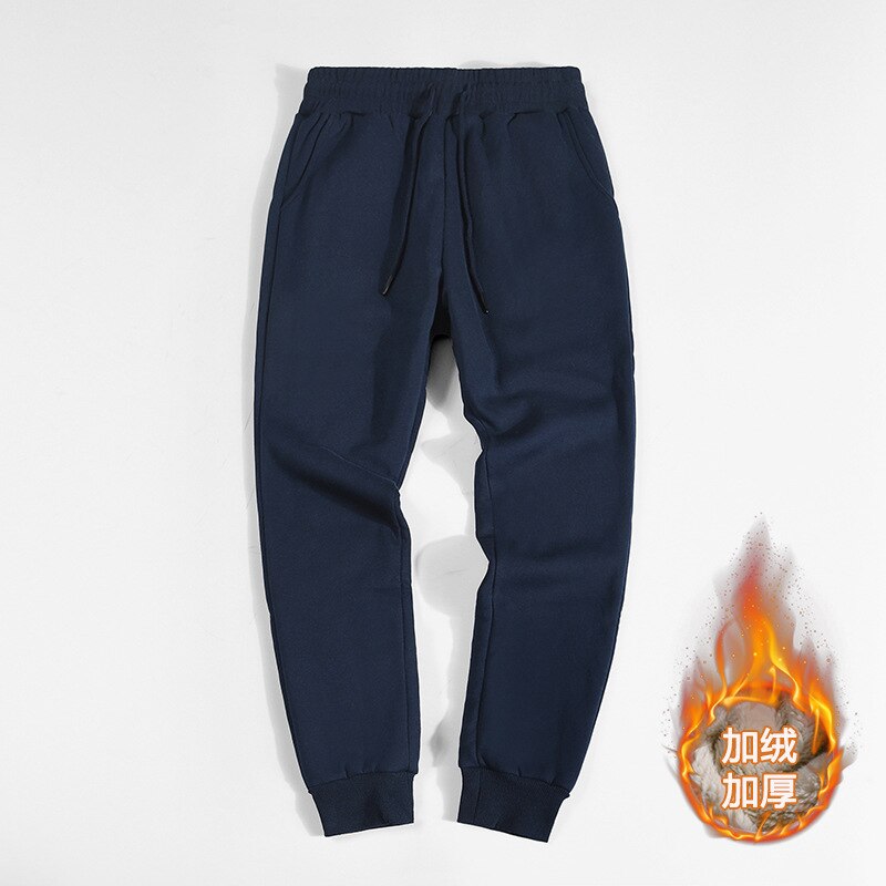 Winter Thermal Trousers Men Fleece Cargo Pants Oversized Joggers Male Sweatpants Thick Sport Jogging Gym Pants Man Clothing 4XL