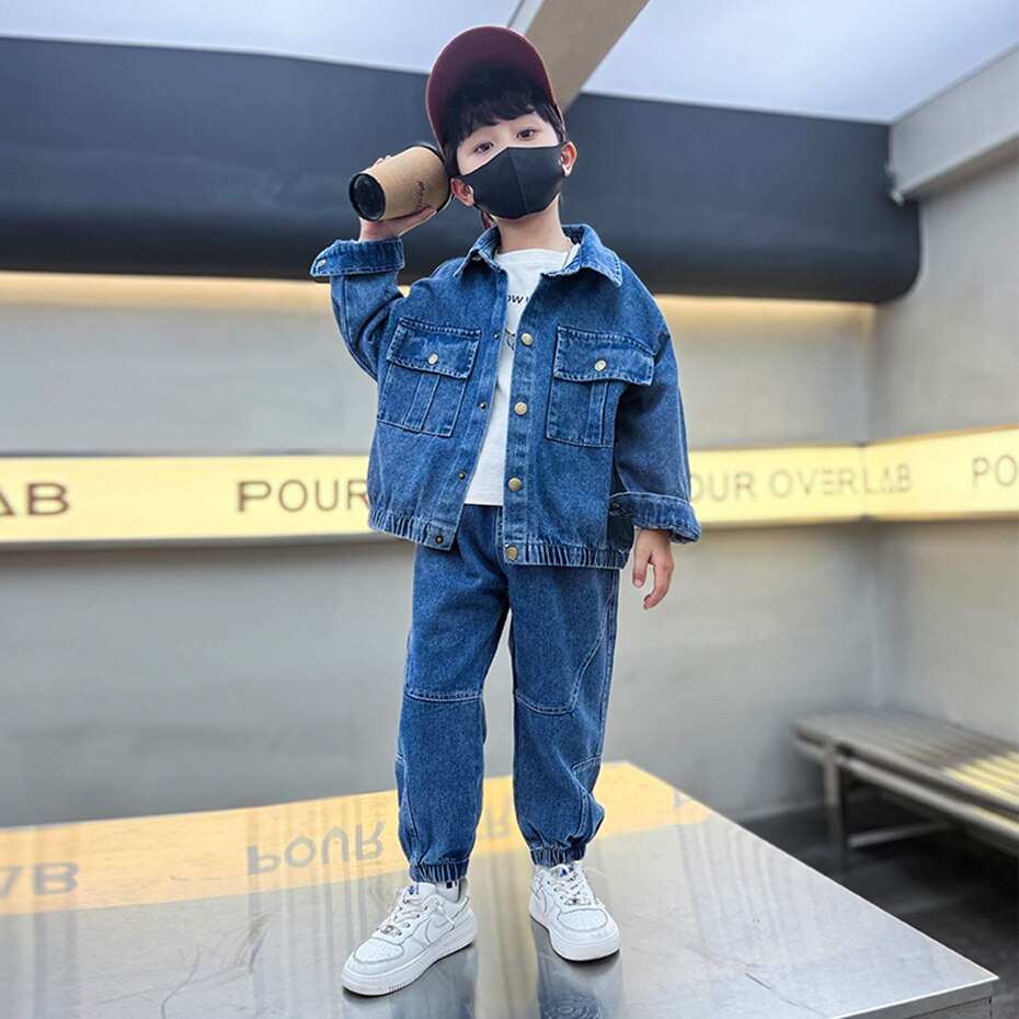 Kids Clothes Boys Jacket + Pants Clothes For Boys Casual Style Boy Clothing Spring Autumn Childrens Clothing