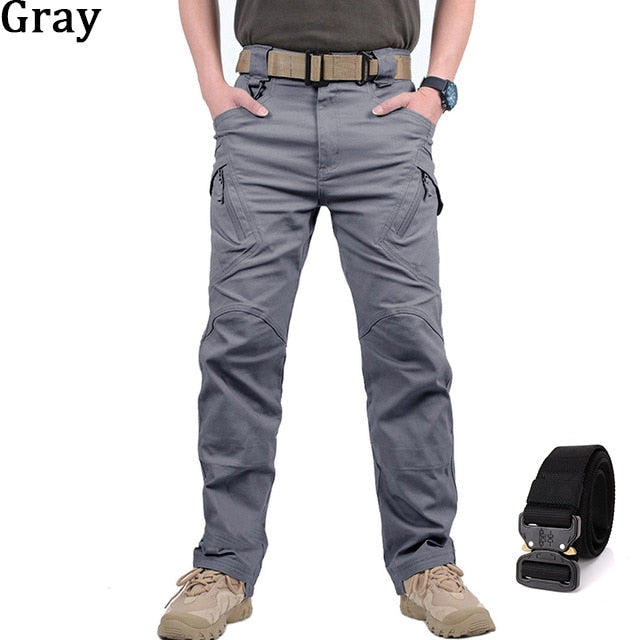 IX9 City Military Tactical Pants Men SWAT Combat Army Pants Casual Men Hiking Pants Outdoors Trousers Cargo Waterproof Pants