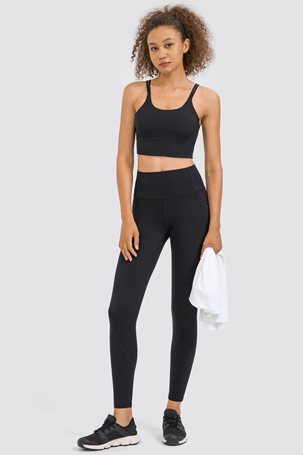 High Rise Yoga Leggings with Side Pocket