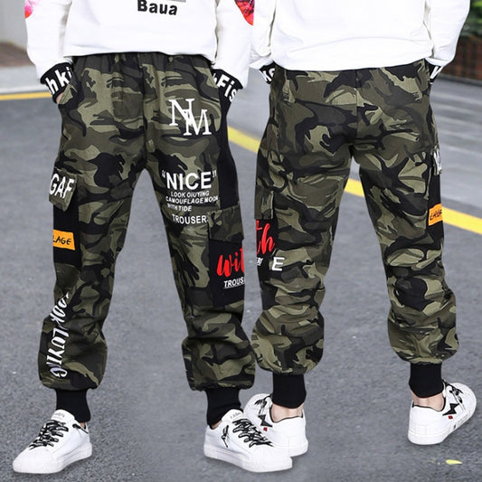 Sports Boys Pants Boys Pants Camouflage Pants For Boys Trousers For Boy 2023 Spring Casual Kids Boy Sweatpant 6 8 10 12 14 Year