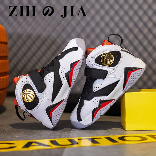 2023New Sneakers Children&#39;s Basketball Shoes for Boys Non-slip Kids Sport Shoes Boys Sneakers Outdoor Sneakers Boy Trainers Soft