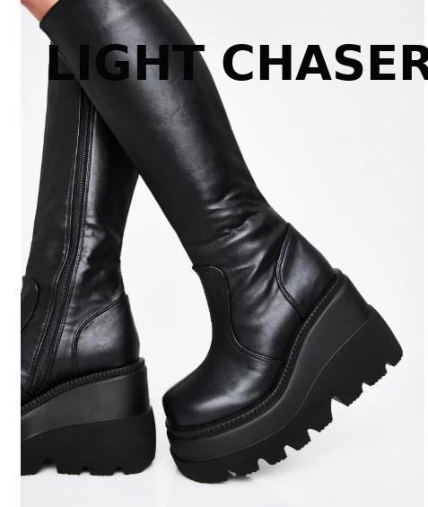 Winter Women&#39;s Shoes Size 43 Gothic Style Platform Boots Motorcycle Rider Boots But Knee Boots With A Thin Head Women&#39;s Boots