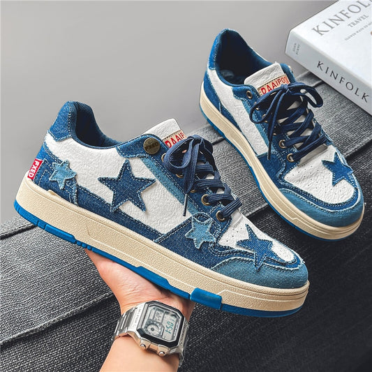 Men&#39;s Sneakers Retro Stars Shoes Skateboarding Sports Shoes Outdoor Fashion Multicolor Luxury Casual Trainers Tenis Masculino