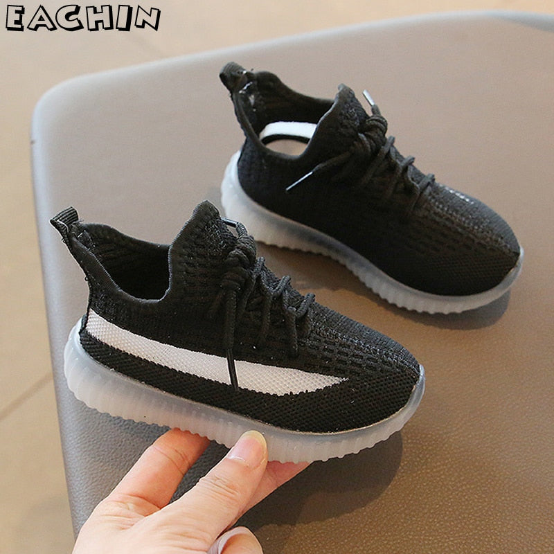 Children&#39;s Shoes Mesh Breathable Toddler Soft Comfortable Casual Shoes Boys Girls Sneakers Kids New Non-slip Sport Running Shoes