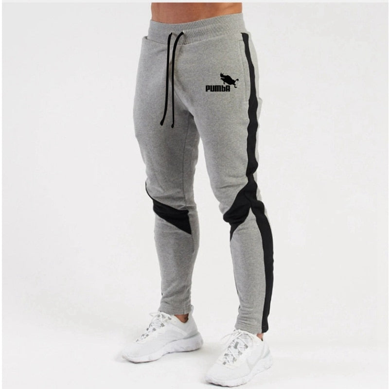 Gym Pants Men Quick Dry Trousers Builting Flap Pockets Spring Autumn Lace-up Straight Pants Fitness Trousers Sportswear