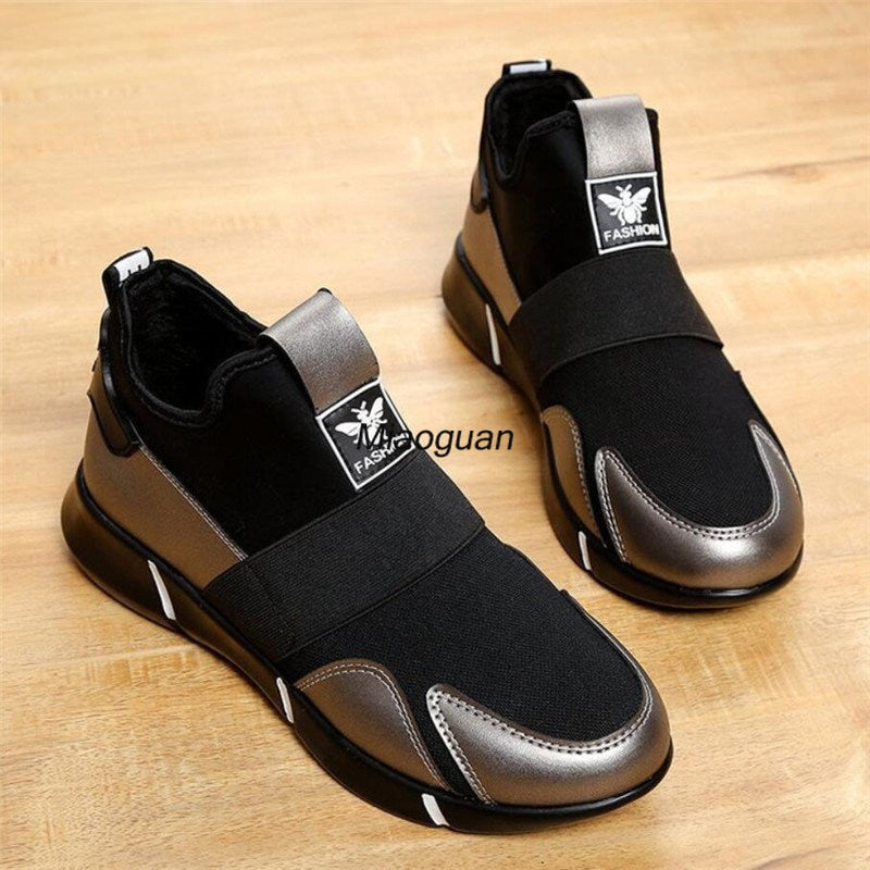 2023 Spring Autumn Women&#39;s Vulcanized Shoes New Fashion Wild Comfortable Breathable Slip-on Ladies Flat Leisure Sneakers Luxury