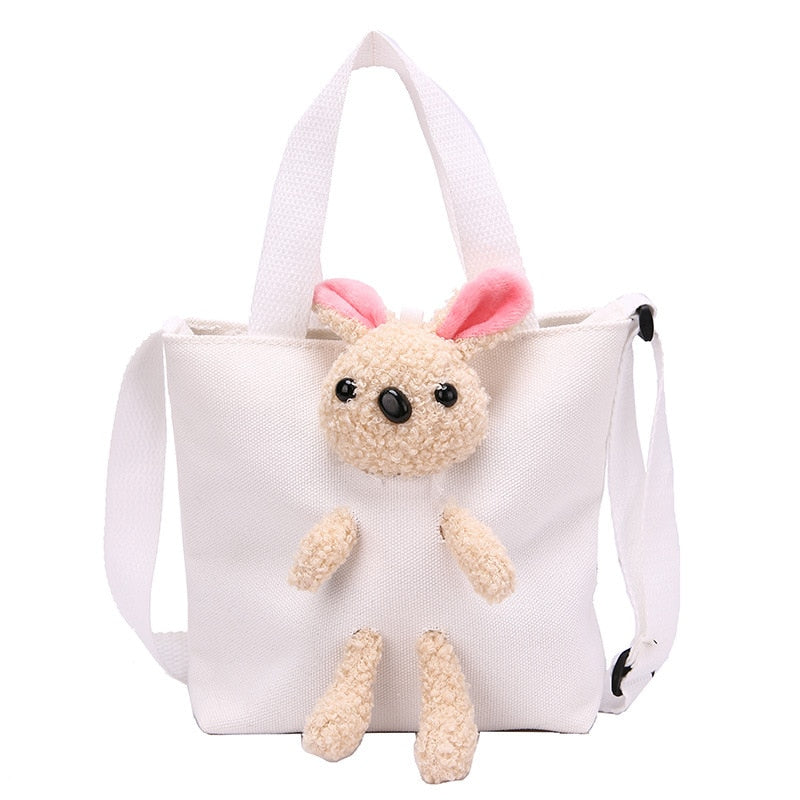 Cute Small Bag 2023 Spring/Summer New Simple and Fashionable Cartoon Rabbit Bag One Shoulder Crossbody Bag